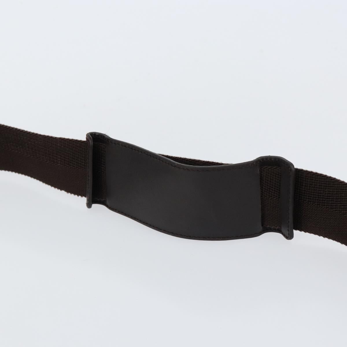 GUCCI GG Canvas Shoulder Bag Beige Silver 146236 Auth ki6202