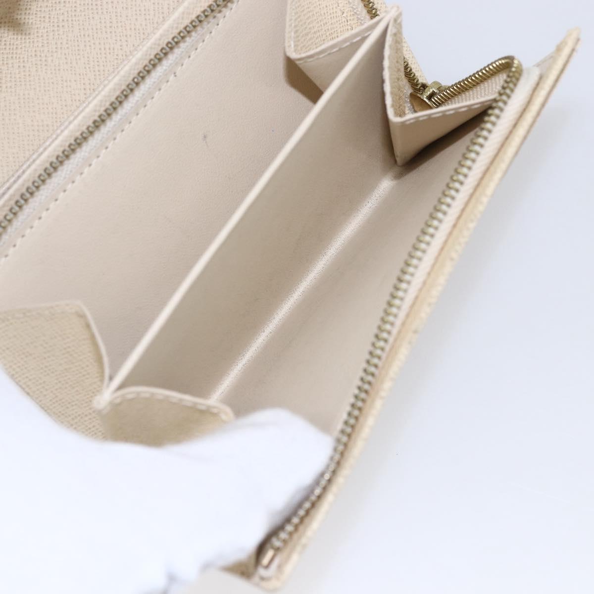 LOUIS VUITTON Damier Azur Portefeuille Tresol Wallet N61744 LV Auth ki6205