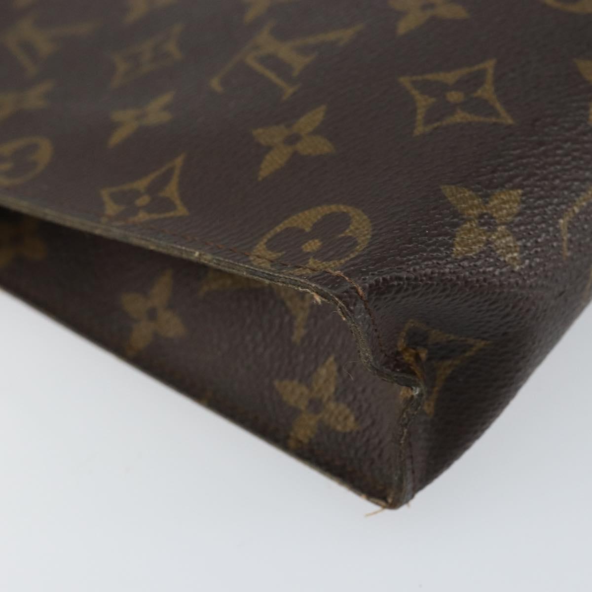 LOUIS VUITTON Monogram Poche Toilette 26 Pouch M47542 LV Auth ki6256