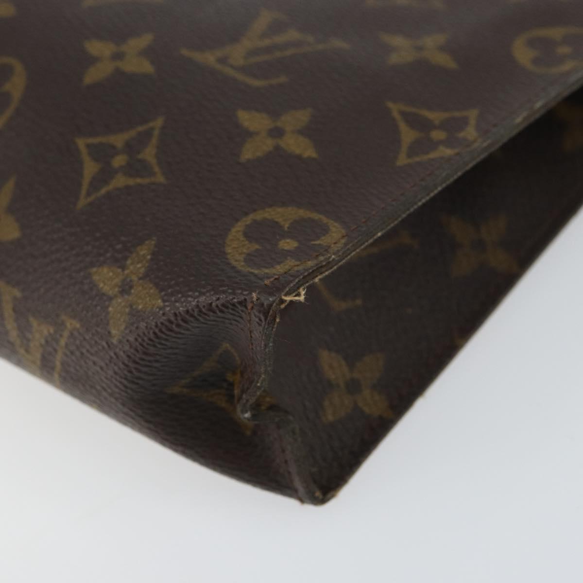 LOUIS VUITTON Monogram Poche Toilette 26 Pouch M47542 LV Auth ki6256