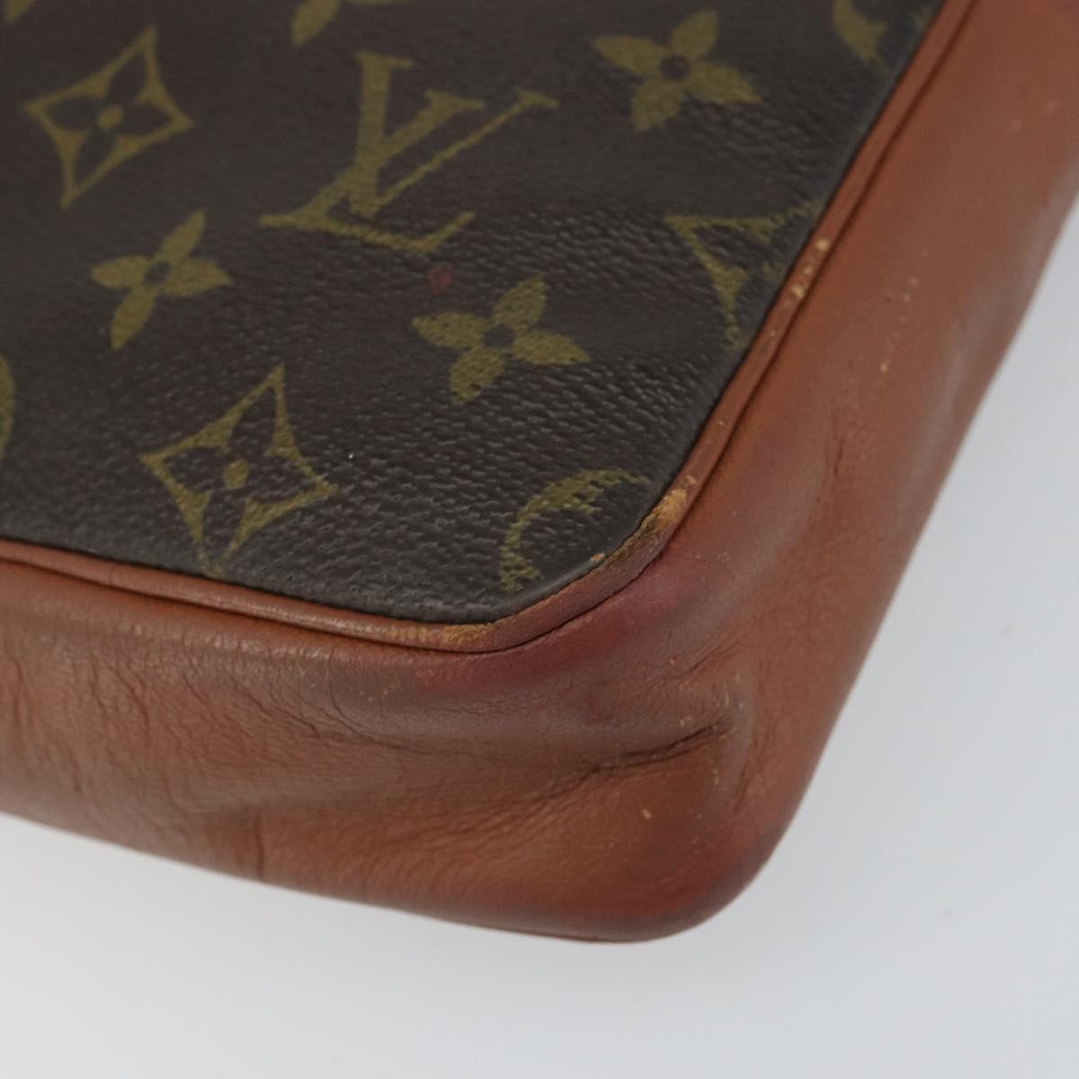 LOUIS VUITTON Monogram Pochette Sports Clutch Bag N0.183 LV Auth ki6258