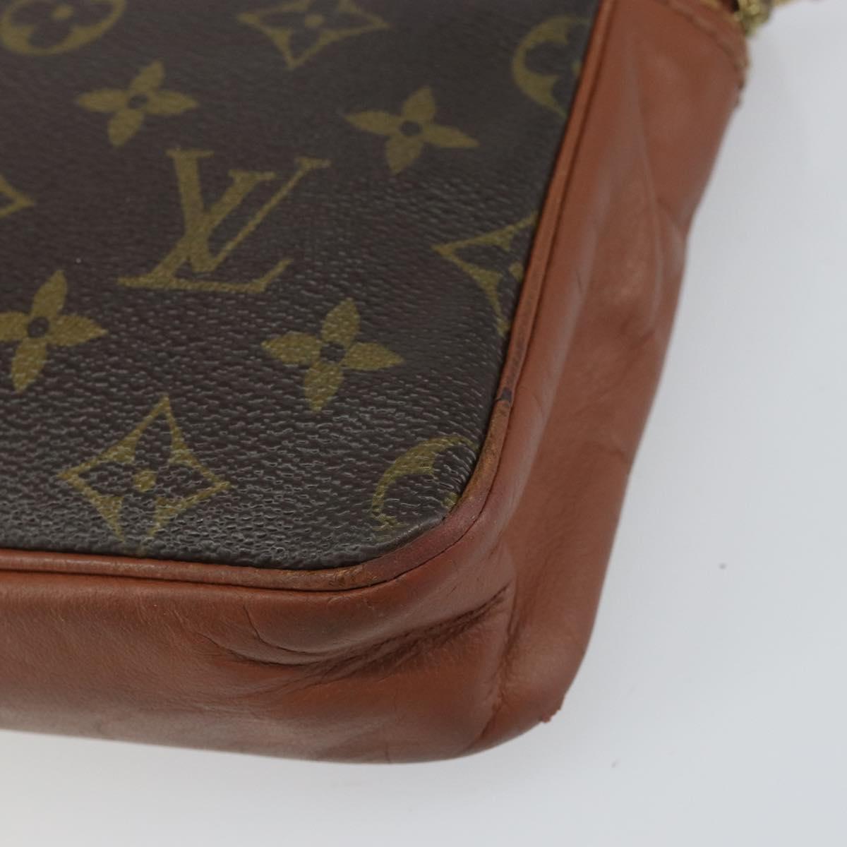 LOUIS VUITTON Monogram Pochette Sports Clutch Bag N0.183 LV Auth ki6258
