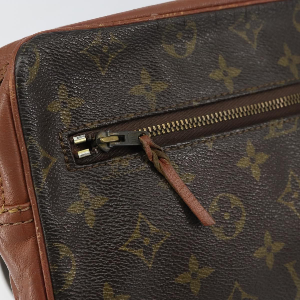 LOUIS VUITTON Monogram Pochette Sports Clutch Bag N0.183 LV Auth ki6258