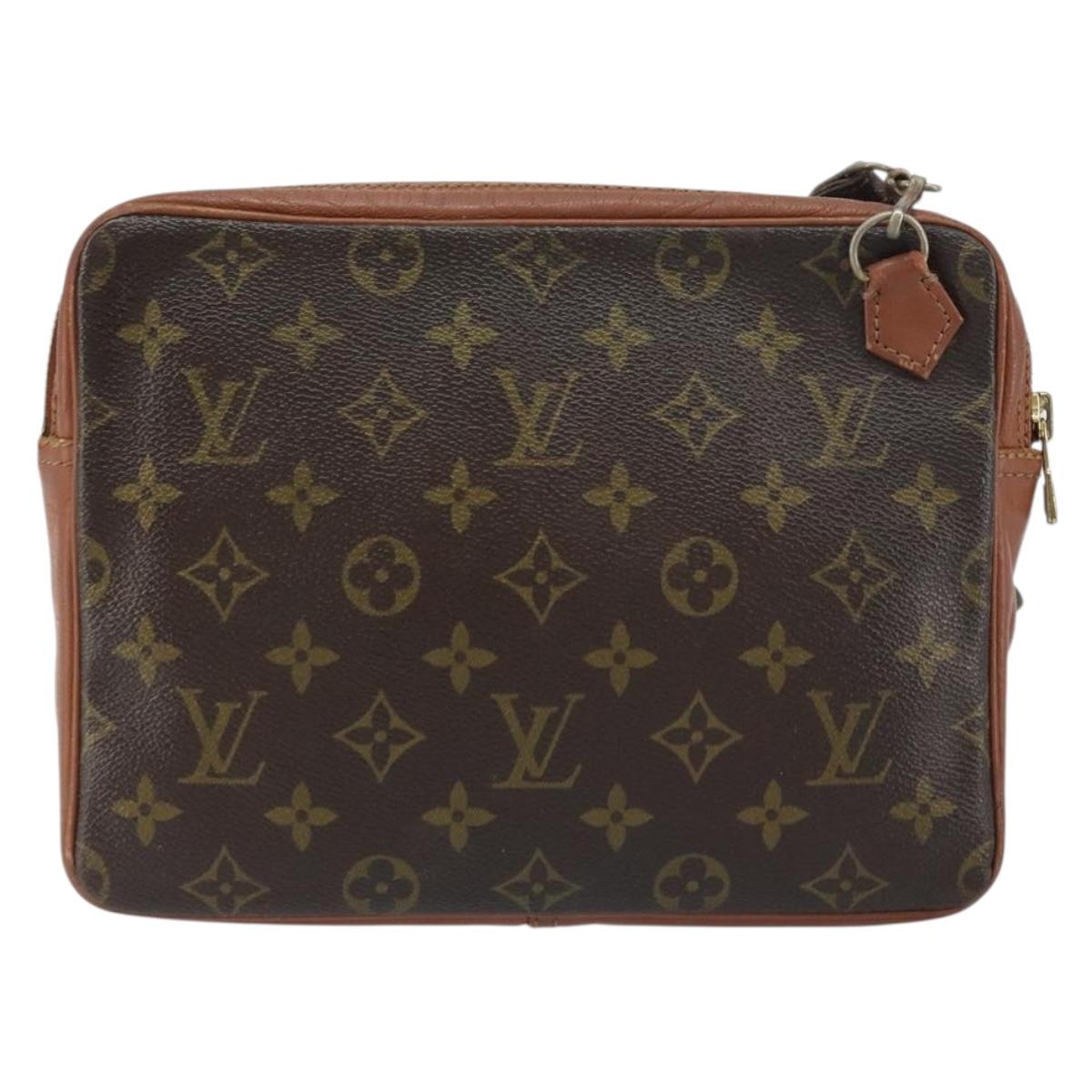 LOUIS VUITTON Monogram Pochette Sports Clutch Bag N0.183 LV Auth ki6258