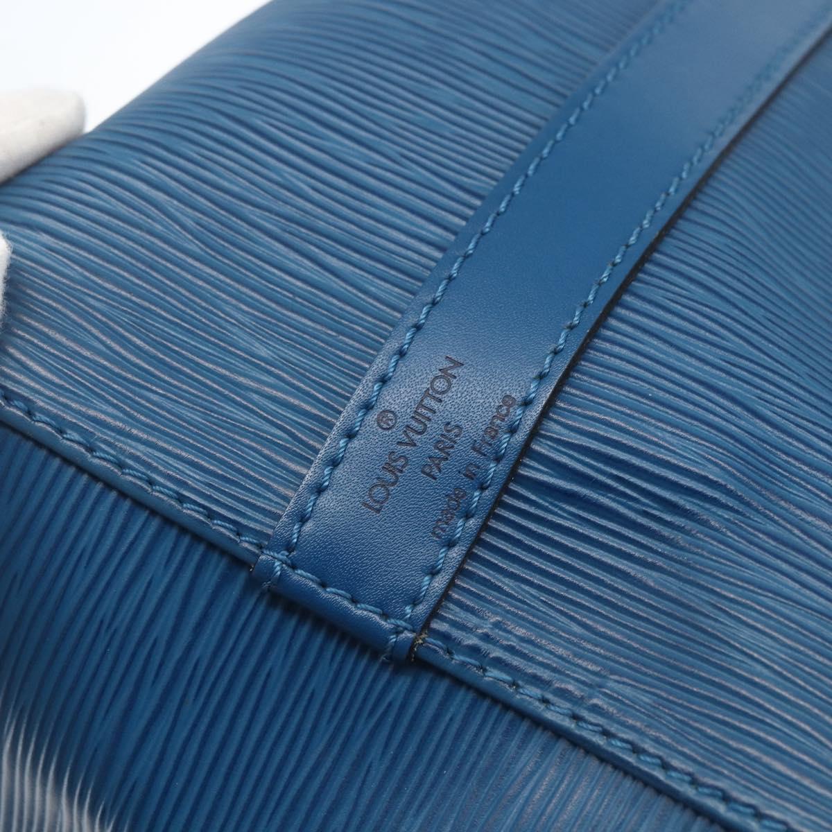 LOUIS VUITTON Epi Petit Noe Shoulder Bag Blue M44105 LV Auth ki6260