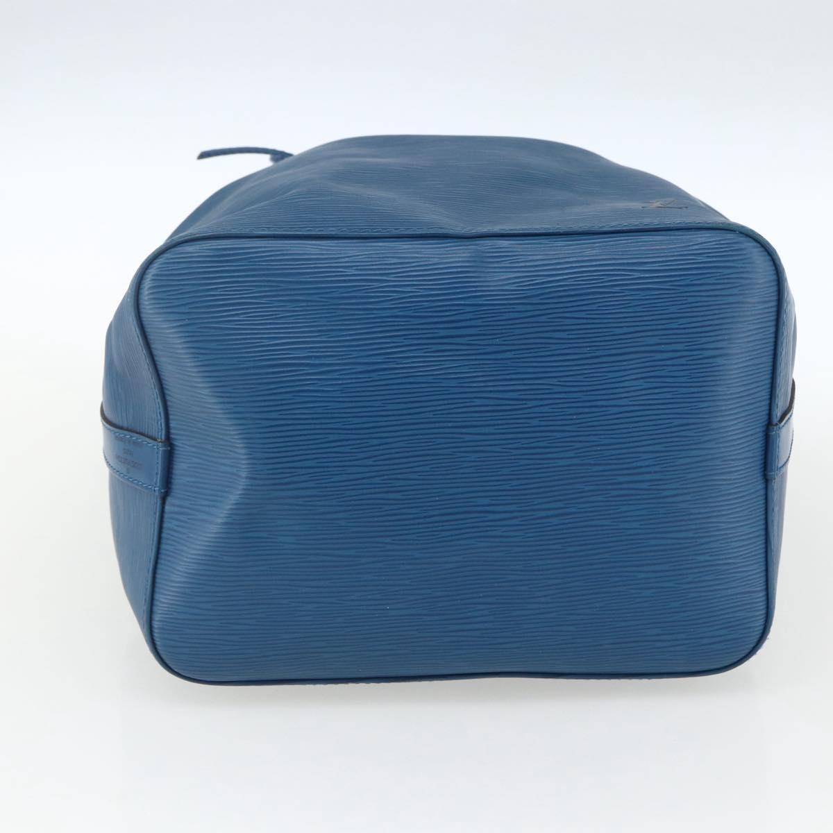 LOUIS VUITTON Epi Petit Noe Shoulder Bag Blue M44105 LV Auth ki6260