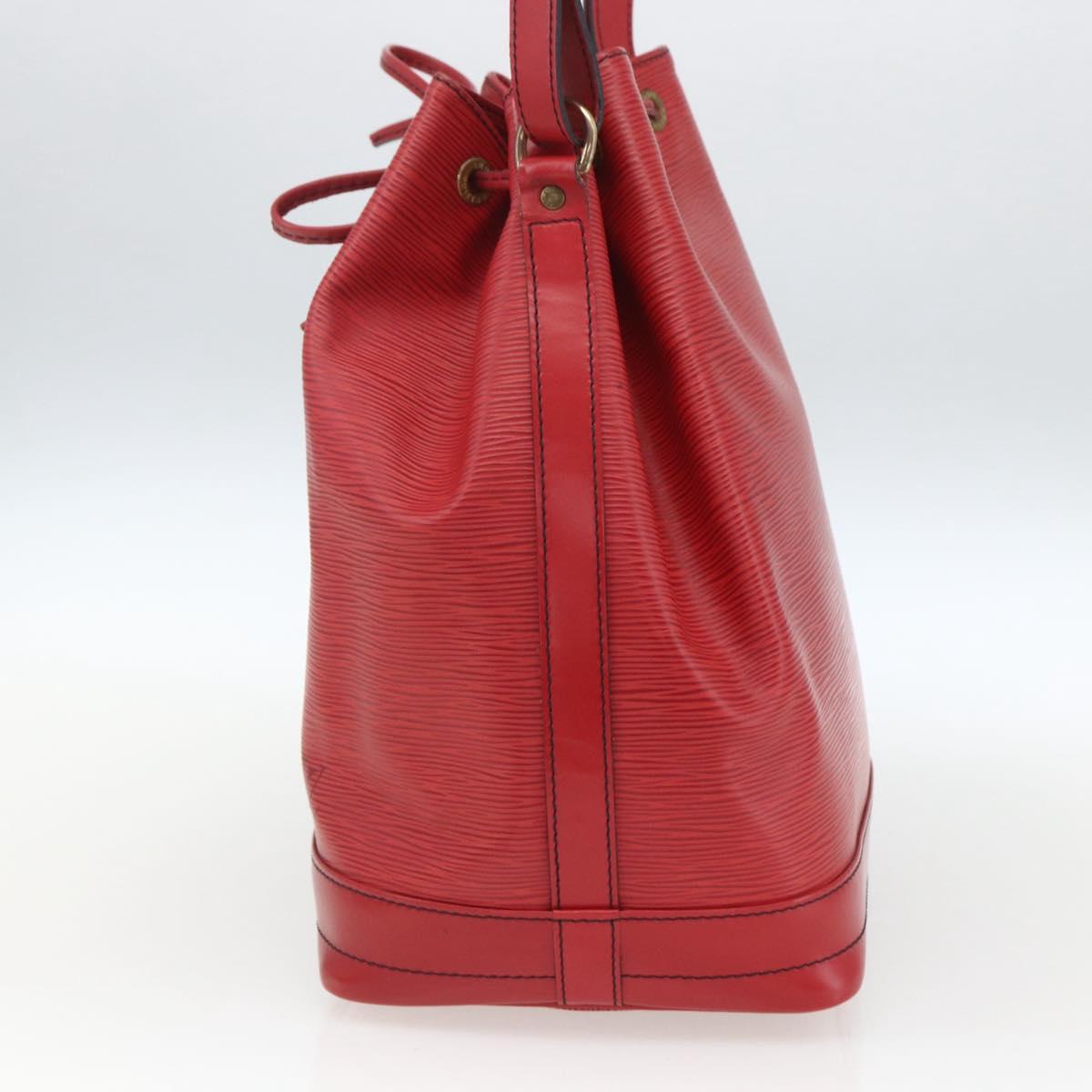LOUIS VUITTON Epi Noe Shoulder Bag Red M44007 LV Auth ki6303