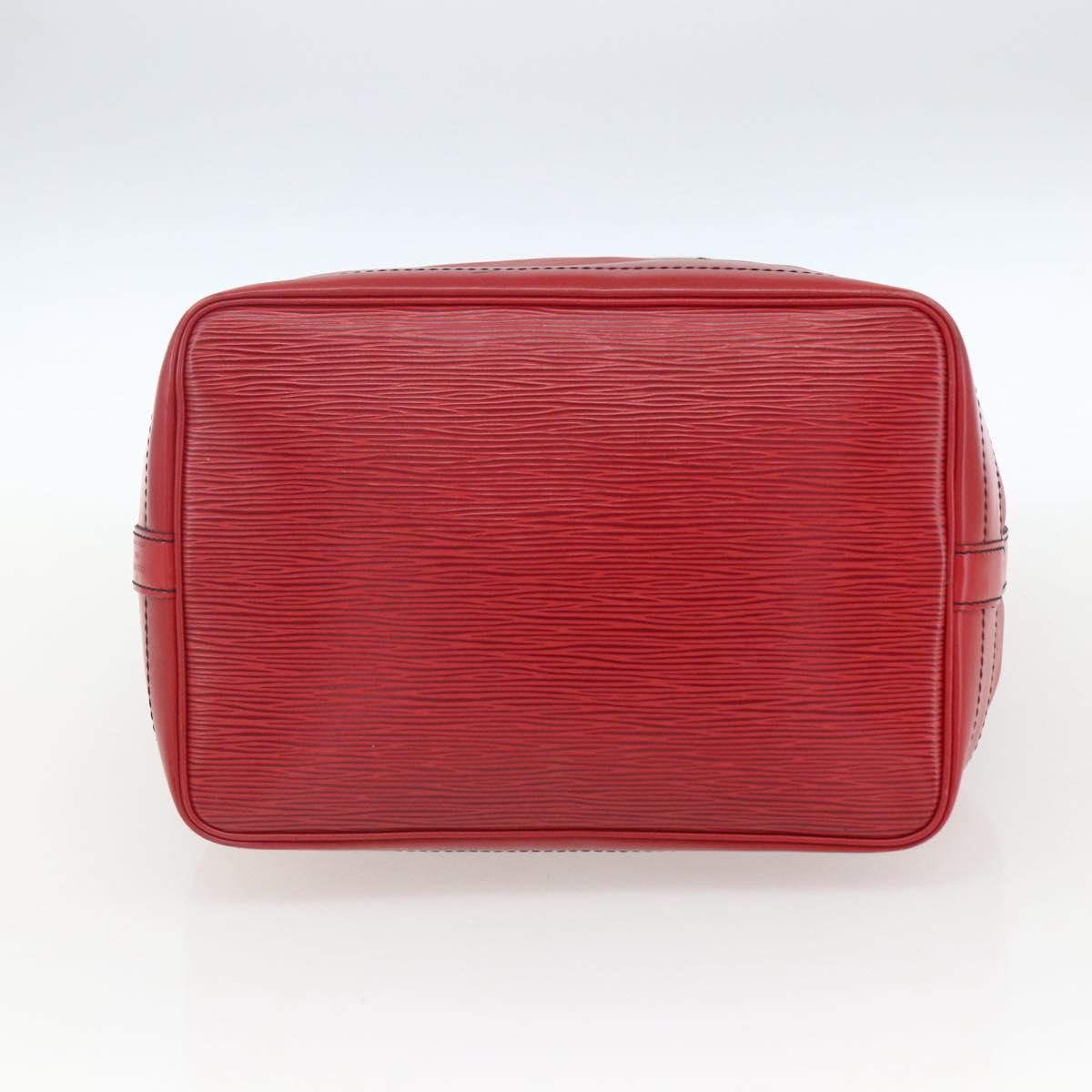 LOUIS VUITTON Epi Noe Shoulder Bag Red M44007 LV Auth ki6303