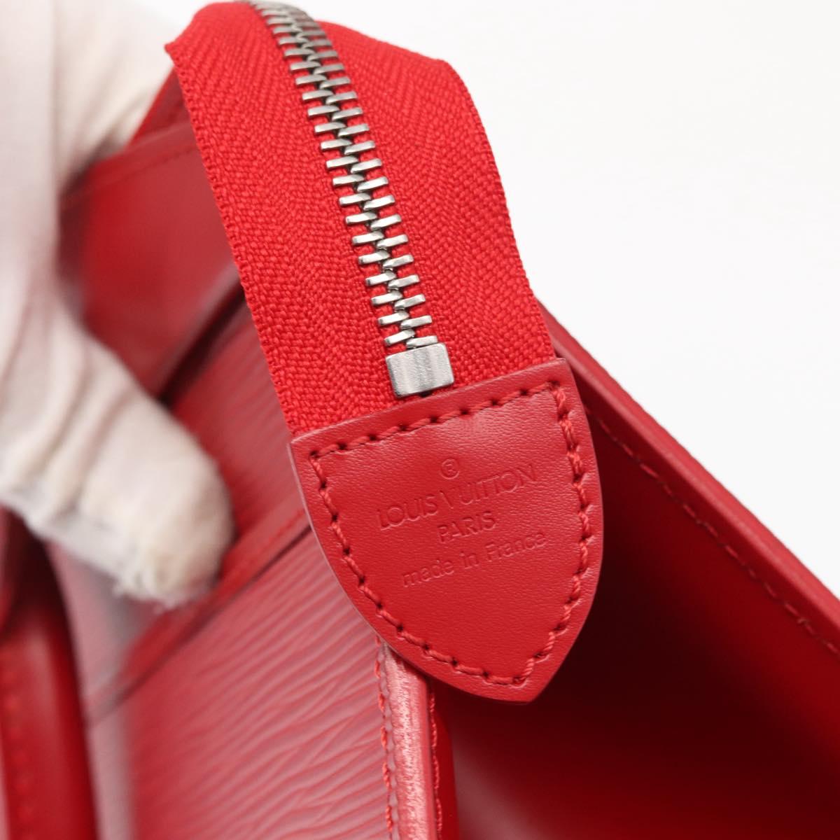LOUIS VUITTON Epi Riviera Hand Bag Red M48187 LV Auth ki6333
