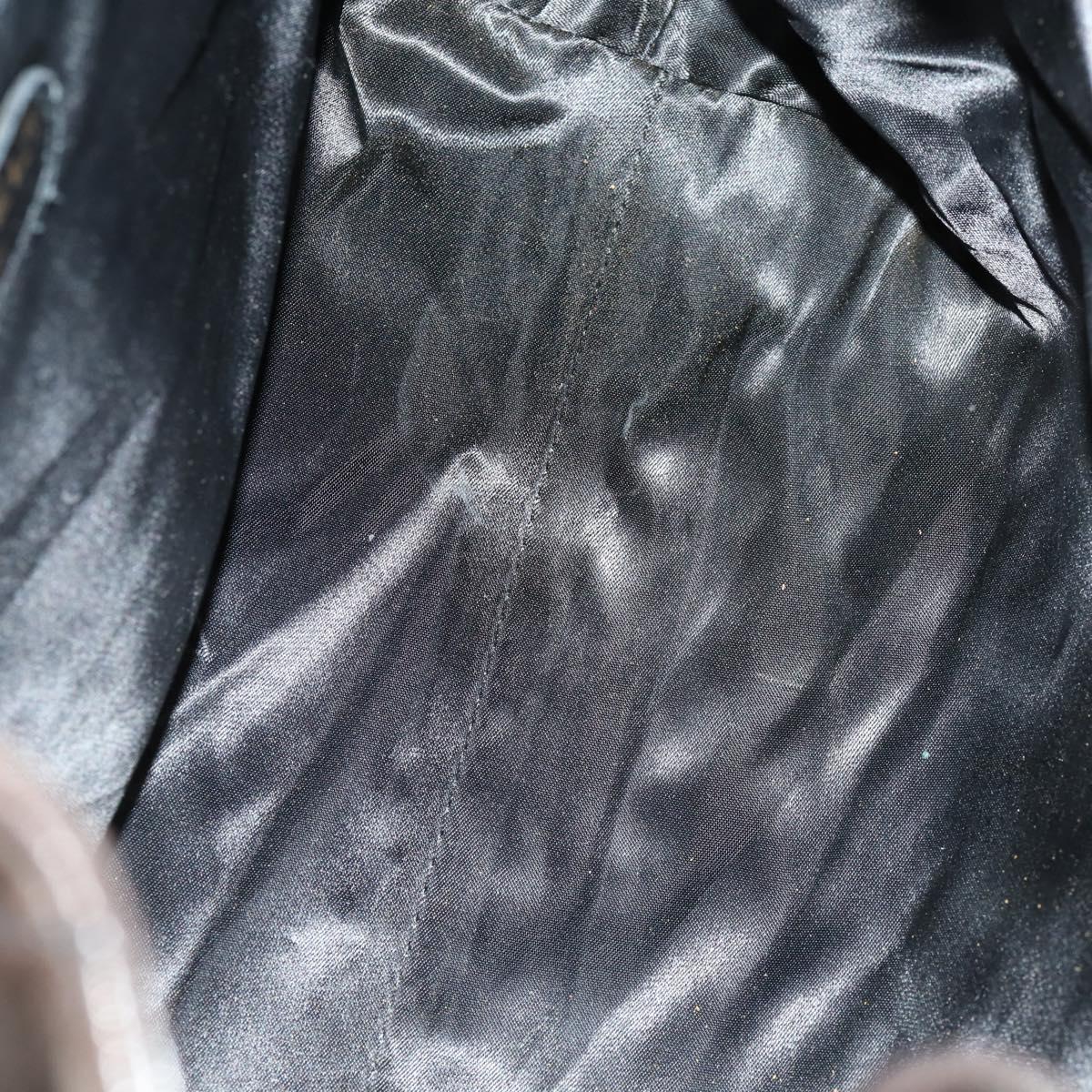 CHANEL Matelasse Backpack Lamb Skin Dark Brown Gold CC Auth ki6346