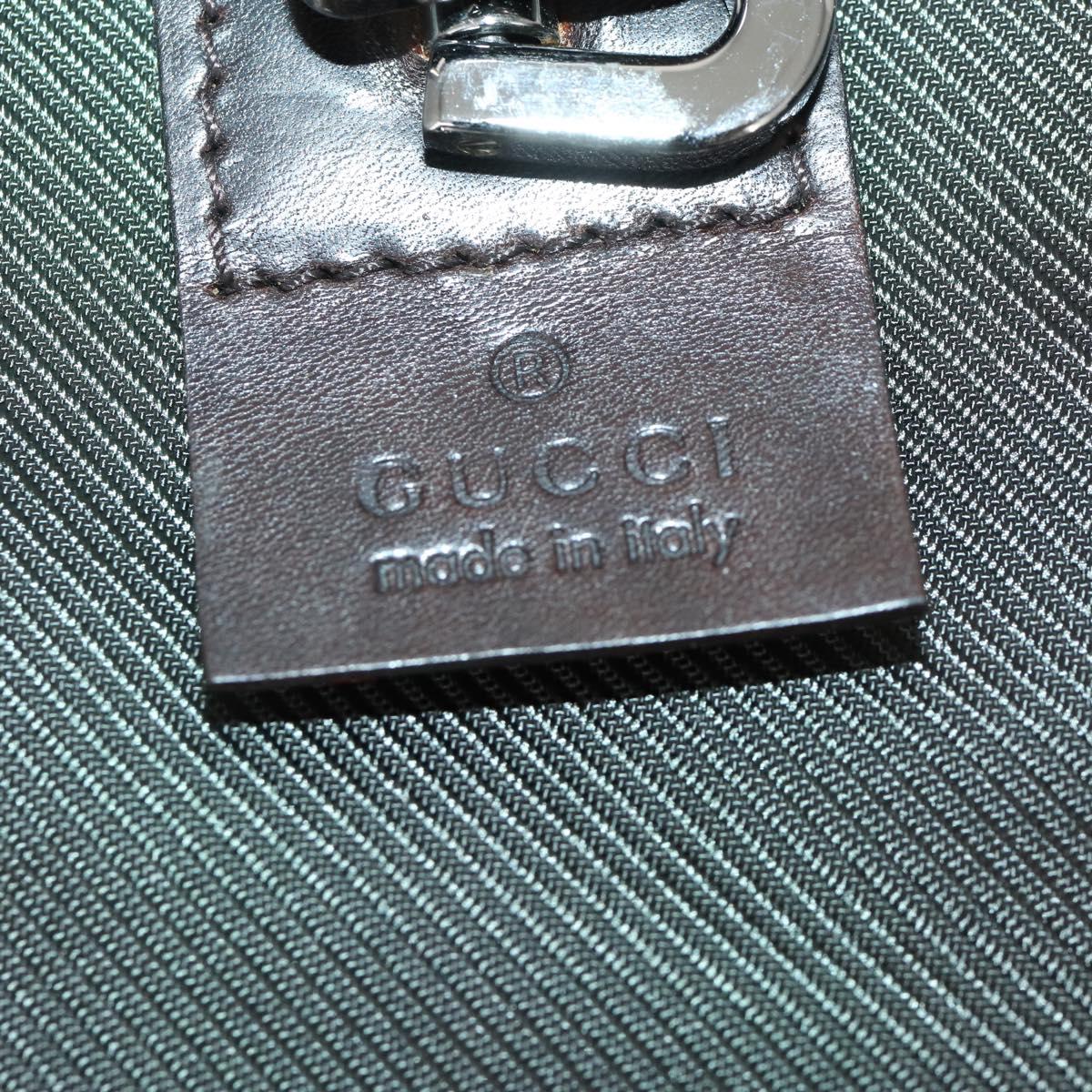 GUCCI GG Supreme Garment Cover PVC Leather Beige Auth ki6350