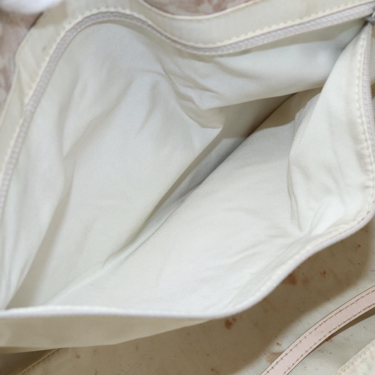 CHANEL New Travel Line Tote Bag Nylon Pink Gold CC Auth ki6352