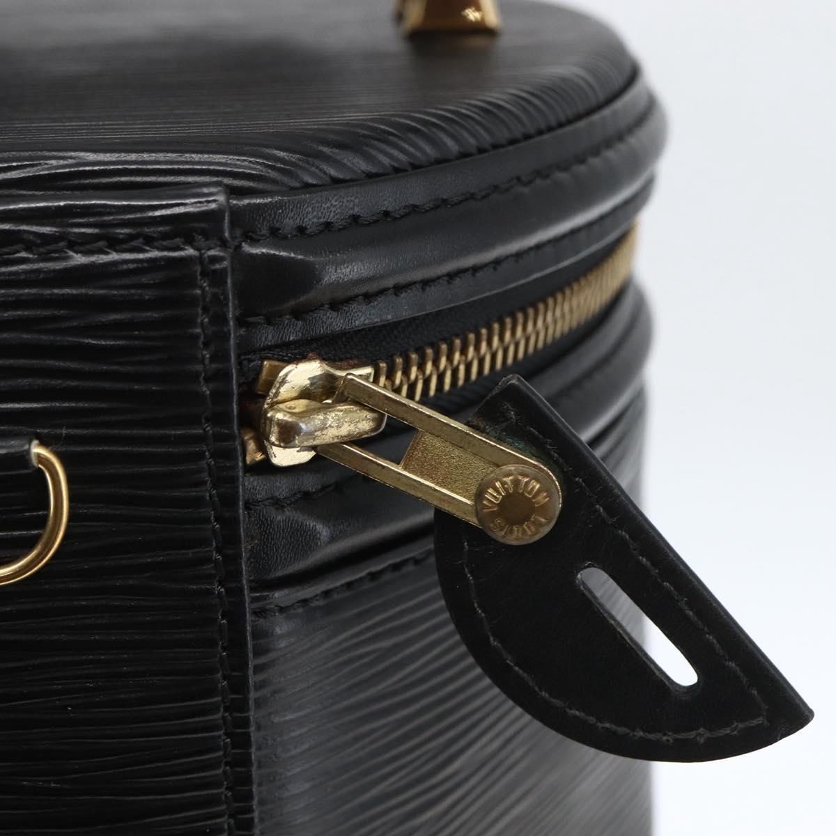 LOUIS VUITTON Epi Cannes Hand Bag Black M48032 LV Auth ki6363