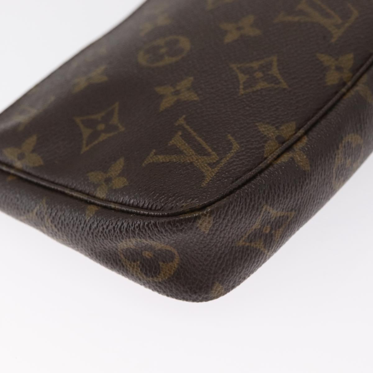 LOUIS VUITTON Monogram Pochette Accessoires Pouch M51980 LV Auth ki6364