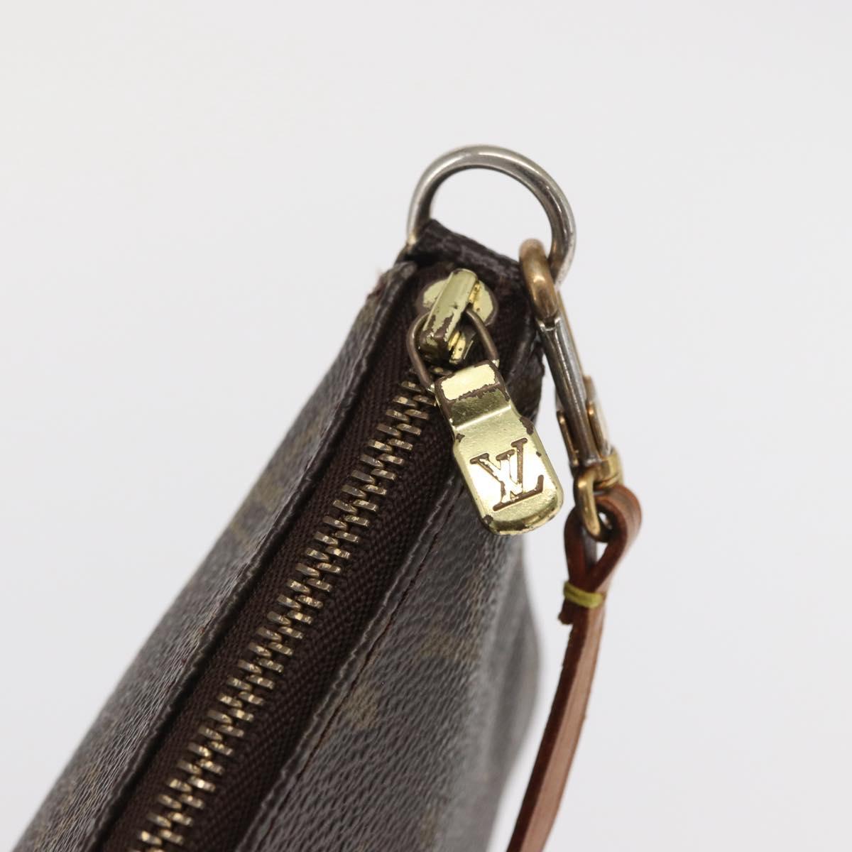 LOUIS VUITTON Monogram Pochette Accessoires Pouch M51980 LV Auth ki6364