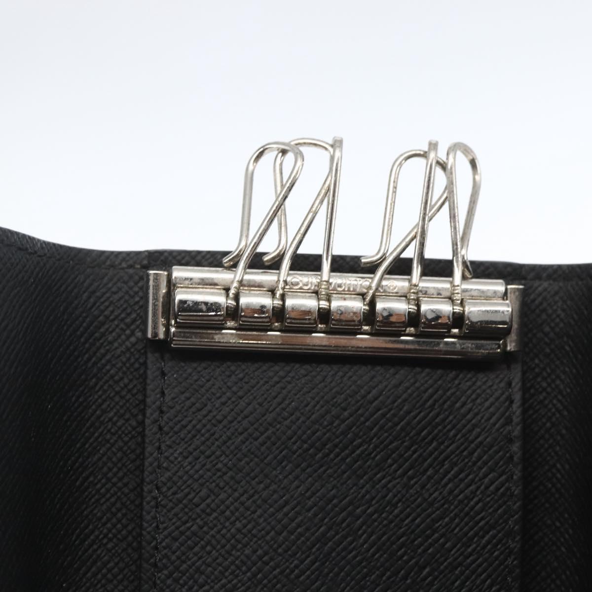 LOUIS VUITTON Damier Graphite Multi Cles 6 Key Case N62662 LV Auth ki6370