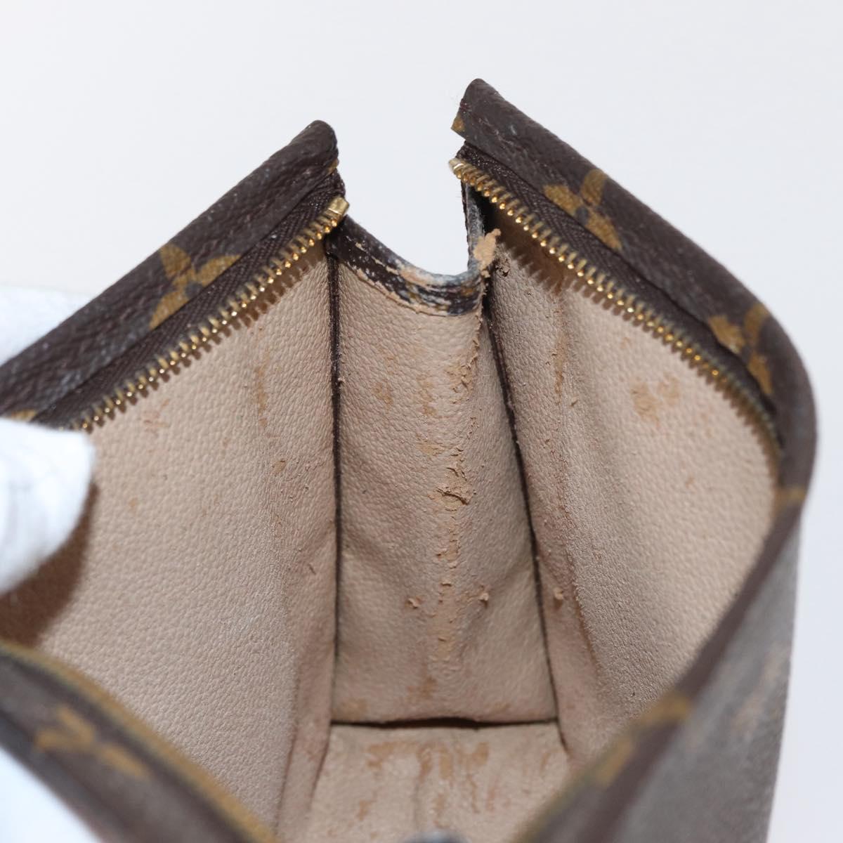 LOUIS VUITTON Monogram Poche Toilette 19 Pouch M47544 LV Auth ki6386