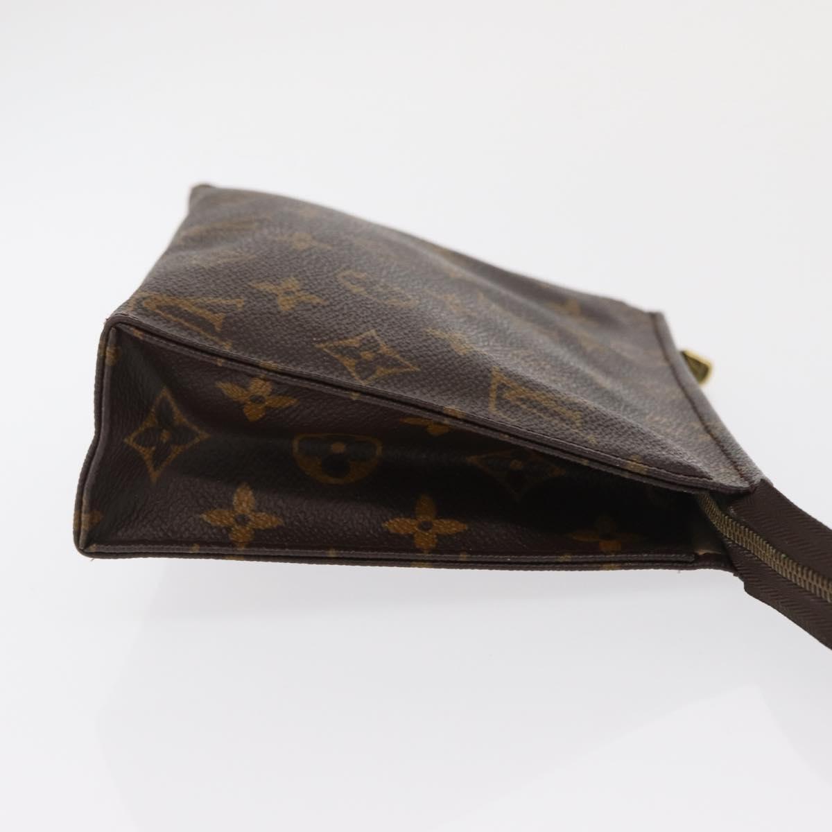 LOUIS VUITTON Monogram Poche Toilette 19 Pouch M47544 LV Auth ki6386