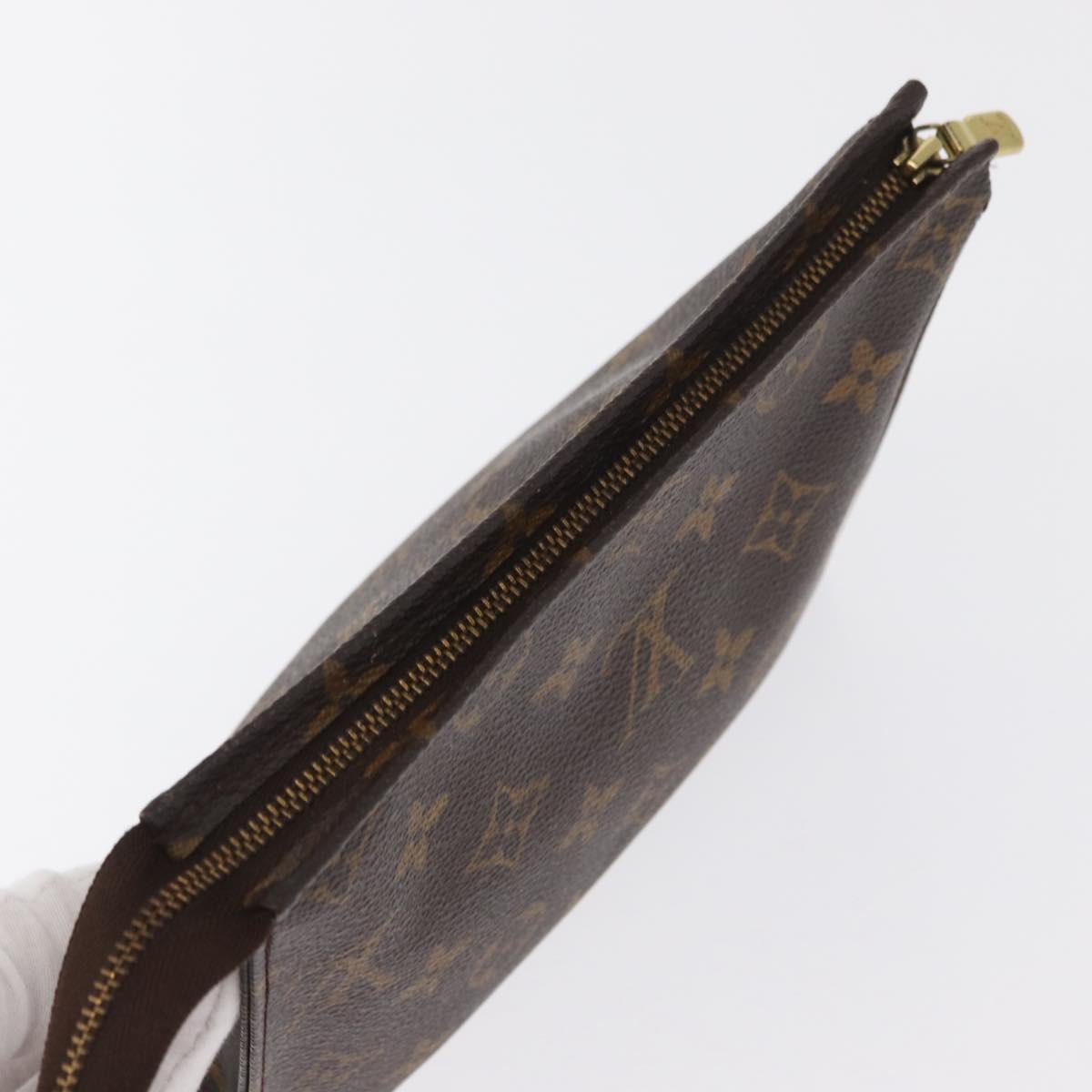 LOUIS VUITTON Monogram Poche Toilette 19 Pouch M47544 LV Auth ki6386
