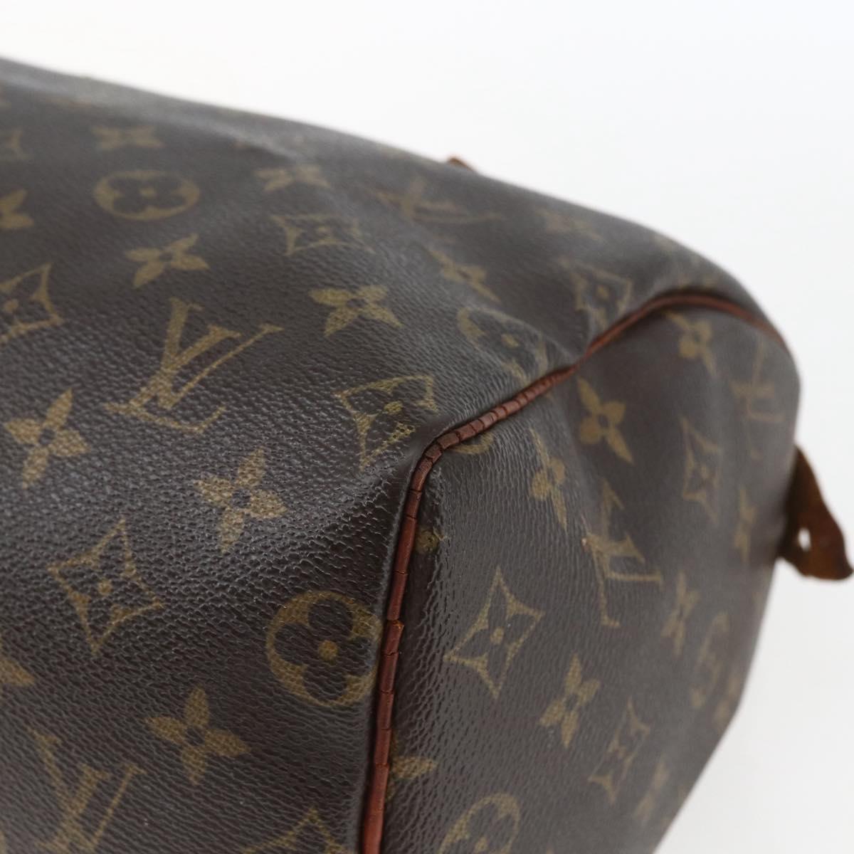 LOUIS VUITTON Monogram Speedy 25 Hand Bag M41528 LV Auth ki6387