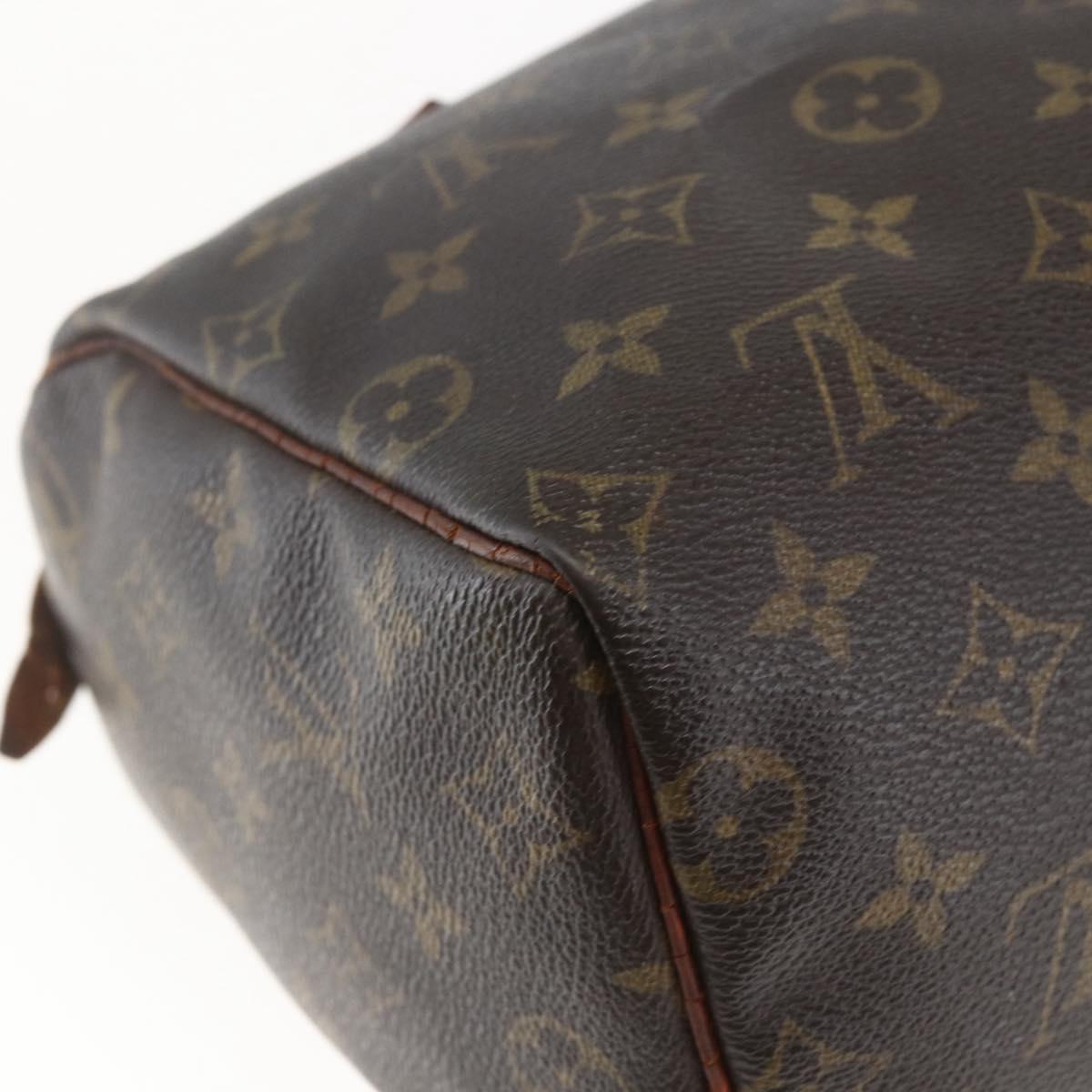 LOUIS VUITTON Monogram Speedy 25 Hand Bag M41528 LV Auth ki6387