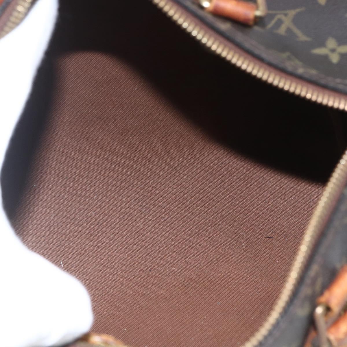 LOUIS VUITTON Monogram Speedy 25 Hand Bag M41528 LV Auth ki6387