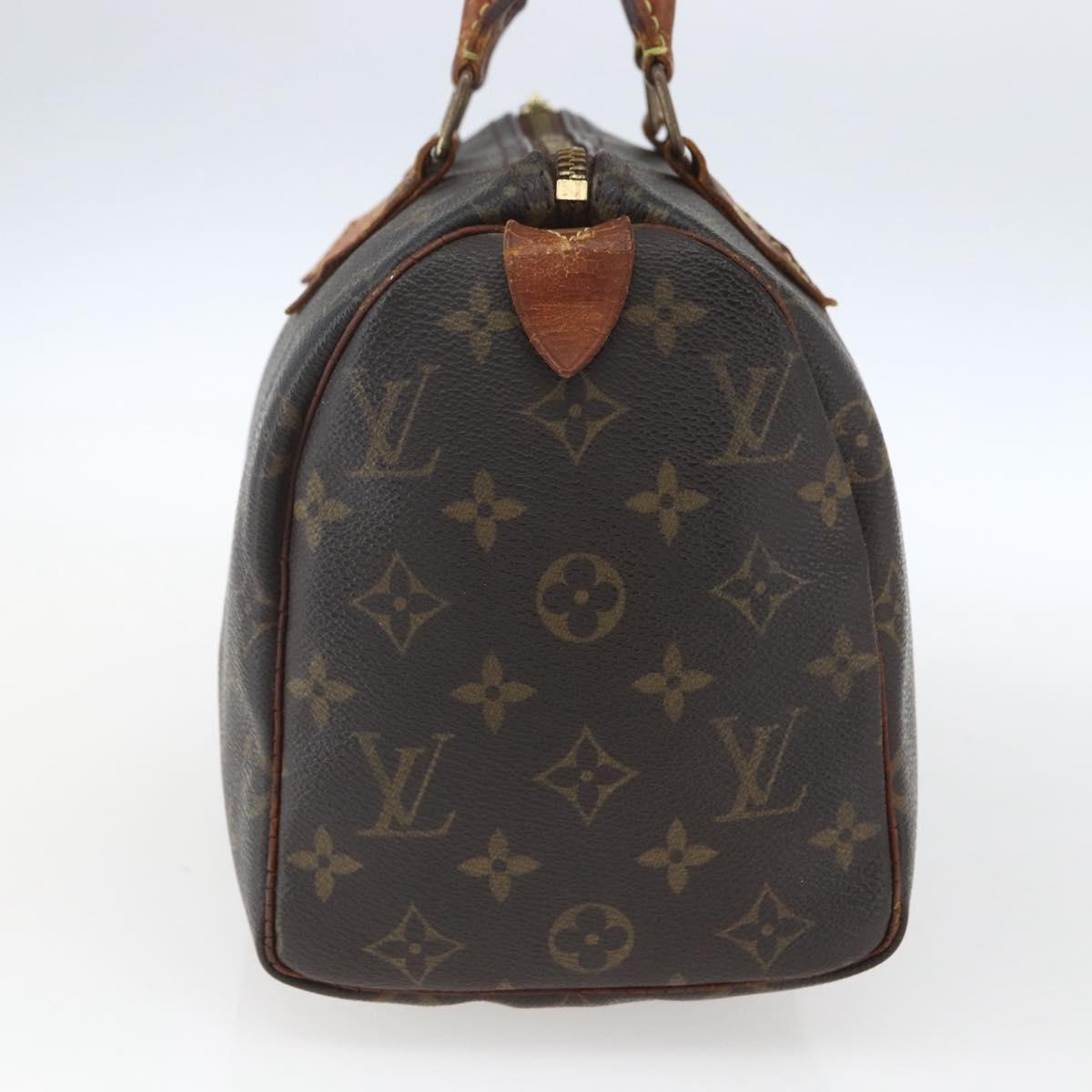 LOUIS VUITTON Monogram Speedy 25 Hand Bag M41528 LV Auth ki6387