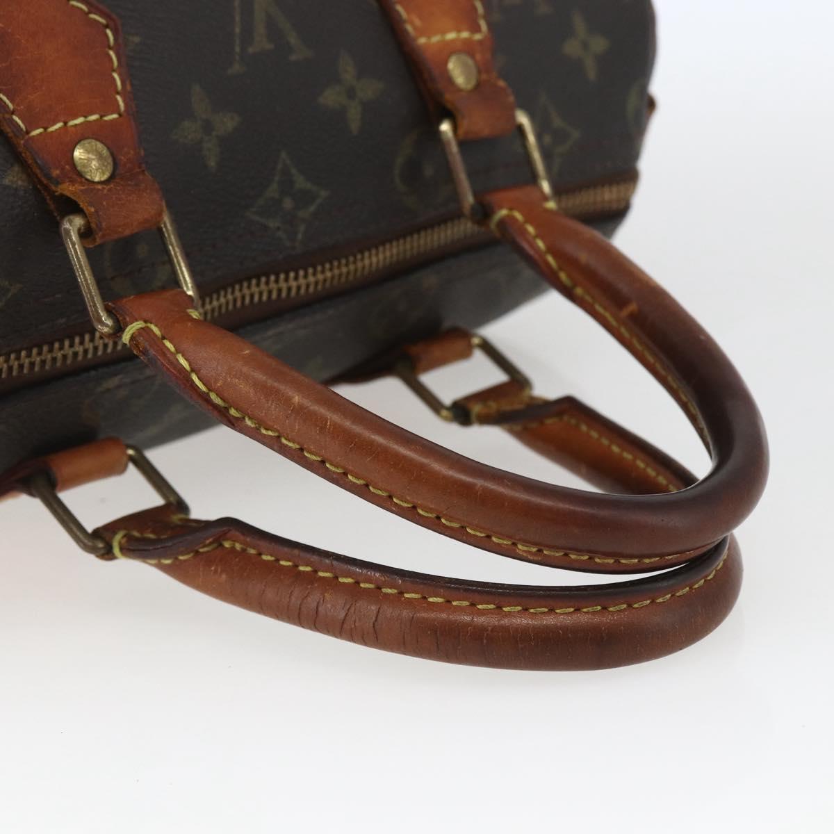 LOUIS VUITTON Monogram Speedy 25 Hand Bag M41528 LV Auth ki6387