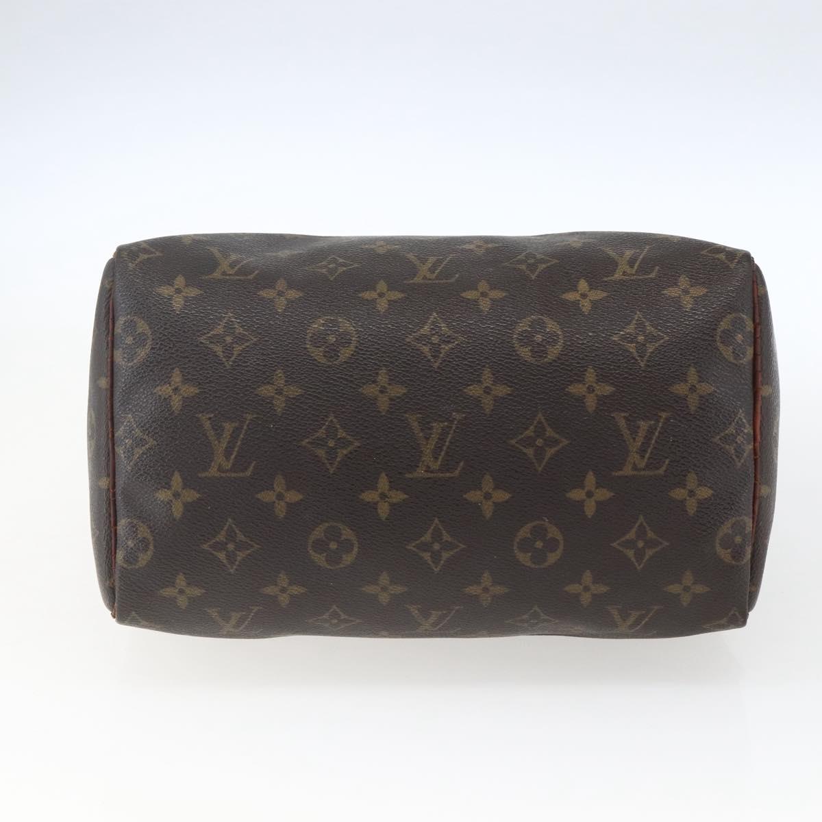 LOUIS VUITTON Monogram Speedy 25 Hand Bag M41528 LV Auth ki6387