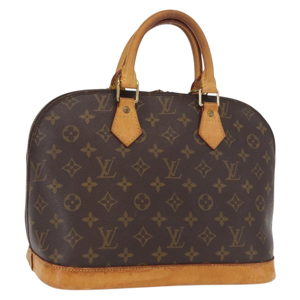 LOUIS VUITTON Monogram Alma Hand Bag M51130 LV Auth ki6392