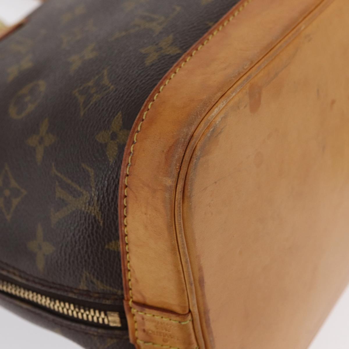 LOUIS VUITTON Monogram Alma Hand Bag M51130 LV Auth ki6392