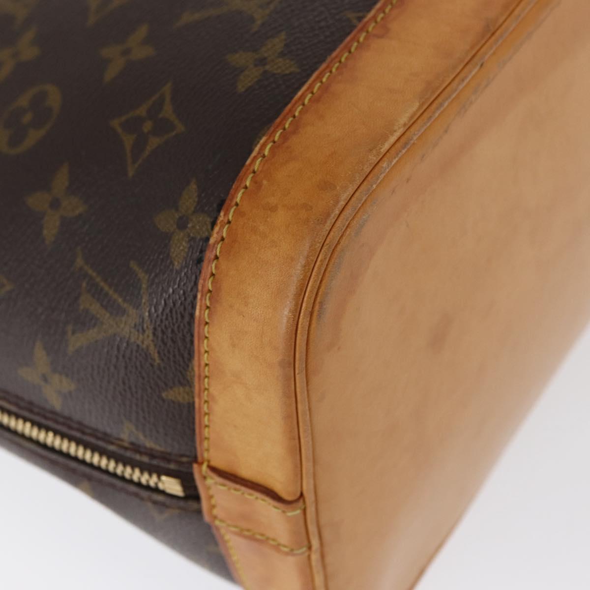 LOUIS VUITTON Monogram Alma Hand Bag M51130 LV Auth ki6392