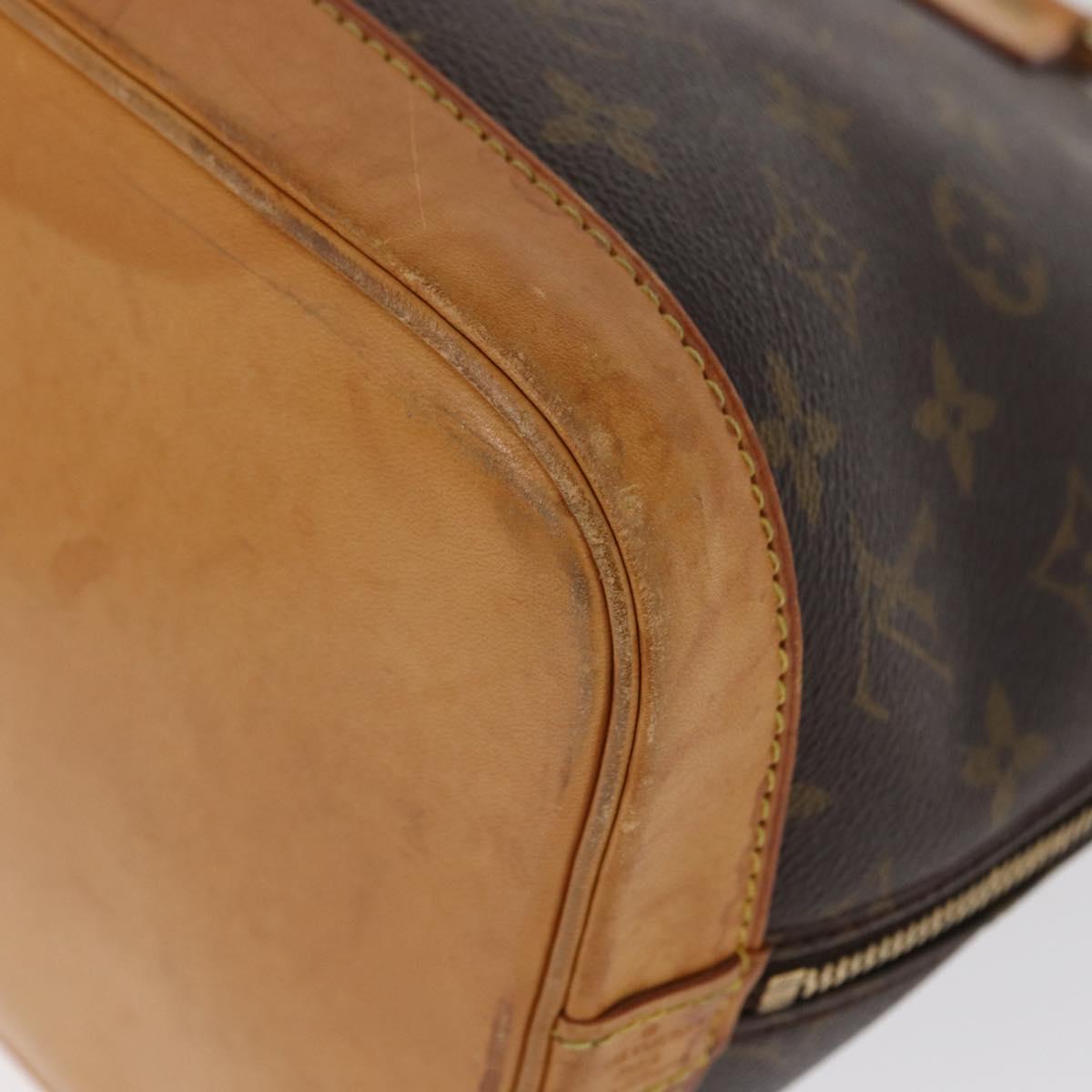 LOUIS VUITTON Monogram Alma Hand Bag M51130 LV Auth ki6392