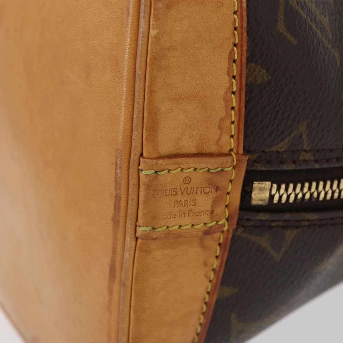 LOUIS VUITTON Monogram Alma Hand Bag M51130 LV Auth ki6392