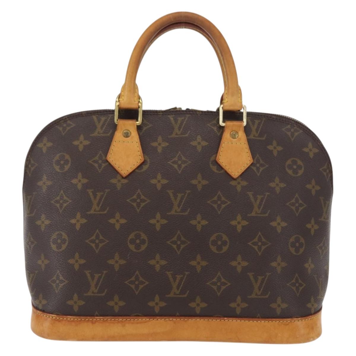 LOUIS VUITTON Monogram Alma Hand Bag M51130 LV Auth ki6392