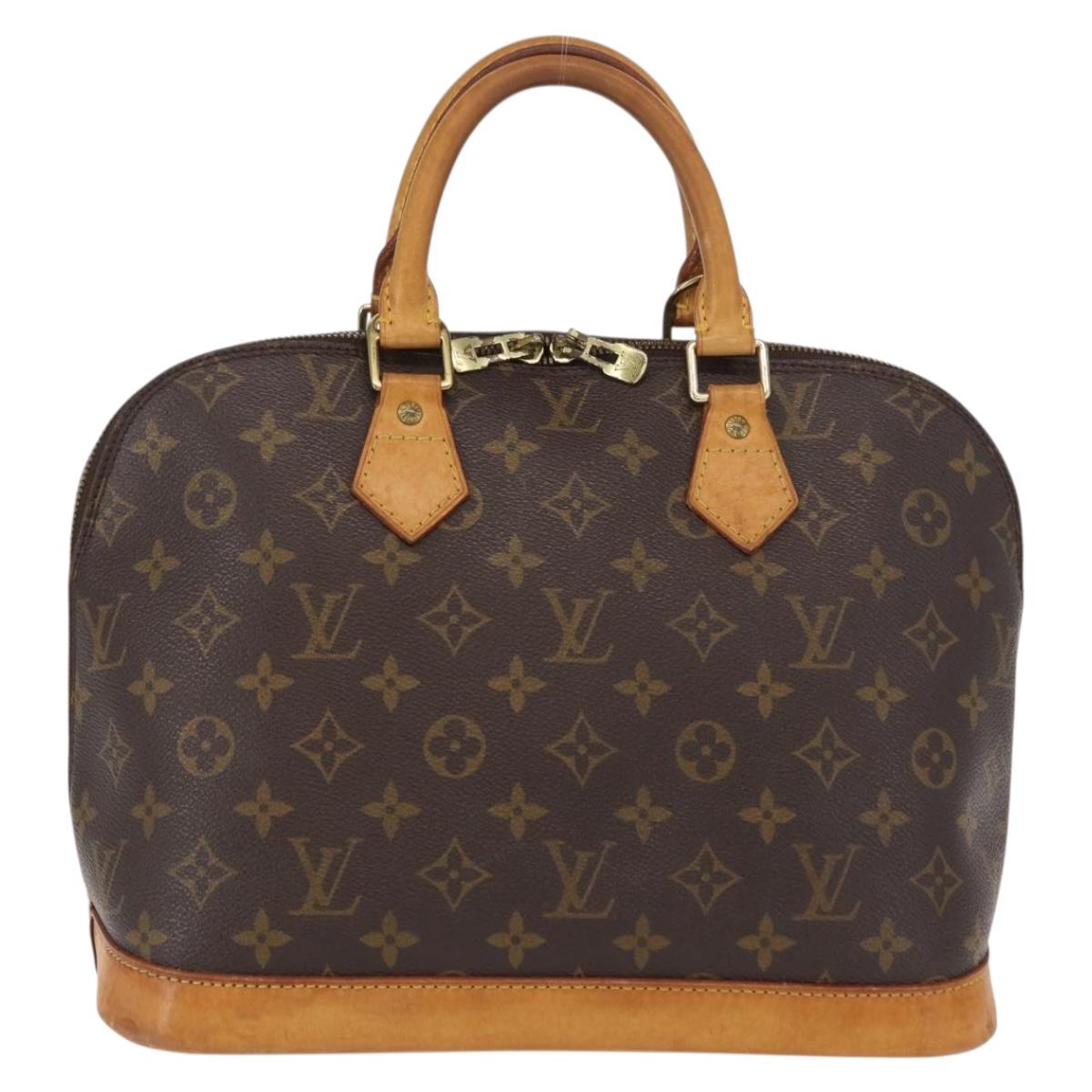 LOUIS VUITTON Monogram Alma Hand Bag M51130 LV Auth ki6392