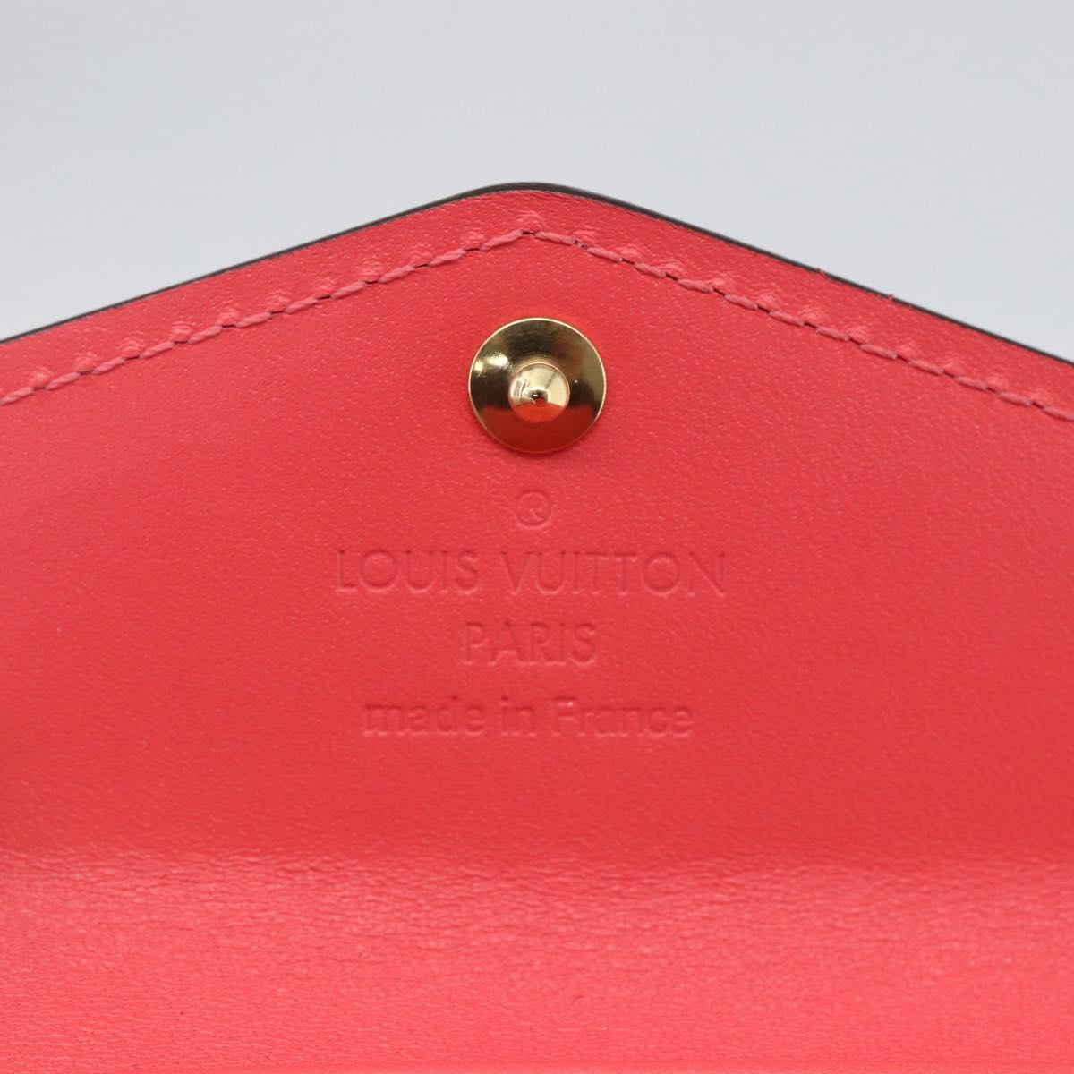 LOUIS VUITTON Vernis Multicles 4 Key Case Pink Amarrant M90913 Auth ki6400