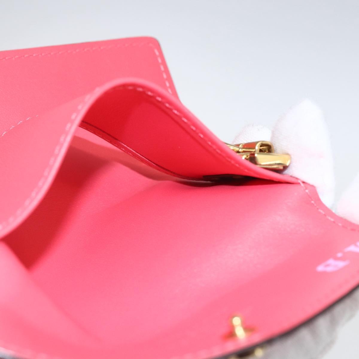 LOUIS VUITTON Vernis Multicles 4 Key Case Pink Amarrant M90913 Auth ki6400