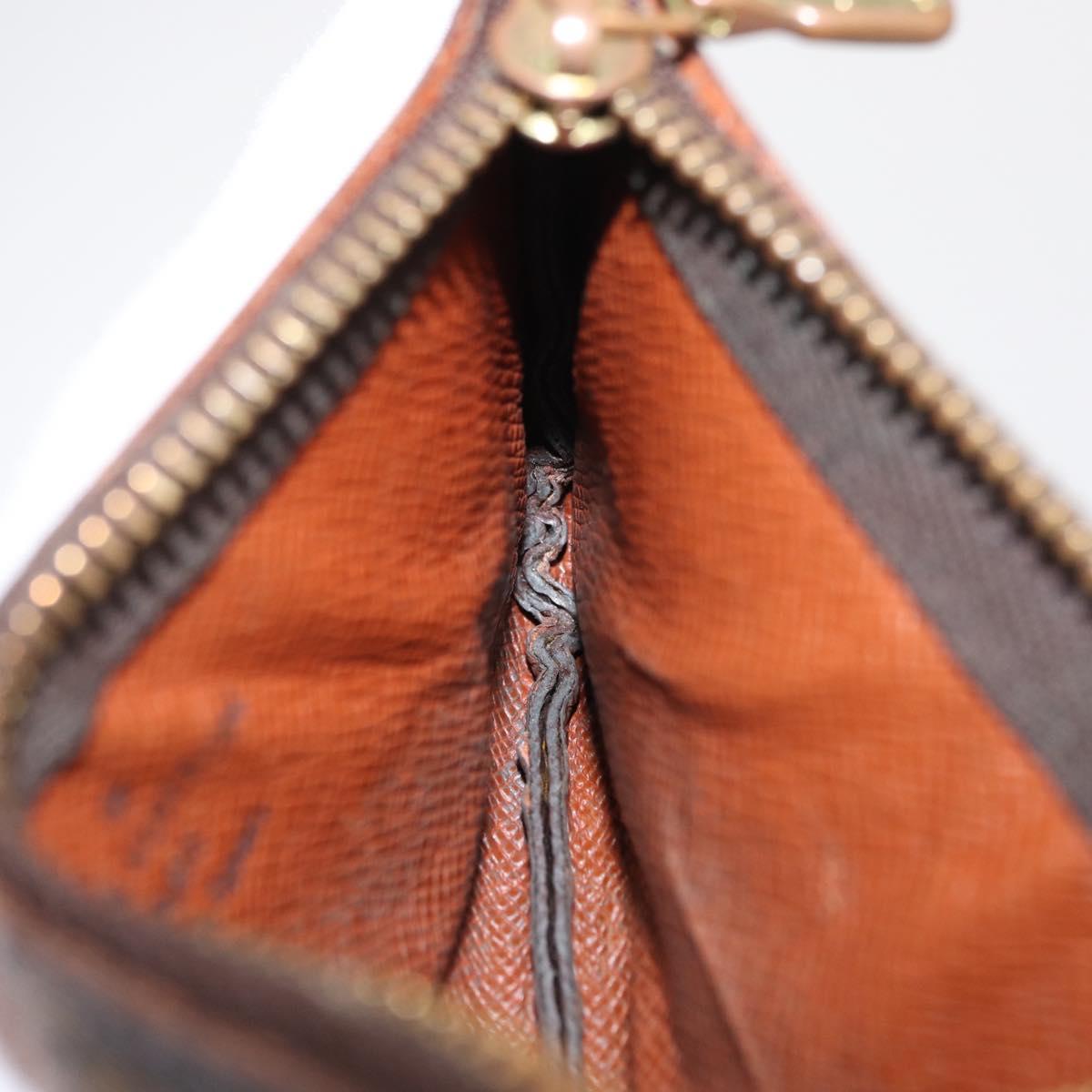 LOUIS VUITTON Monogram Pochette Cles Coin Purse M60033 LV Auth ki6402