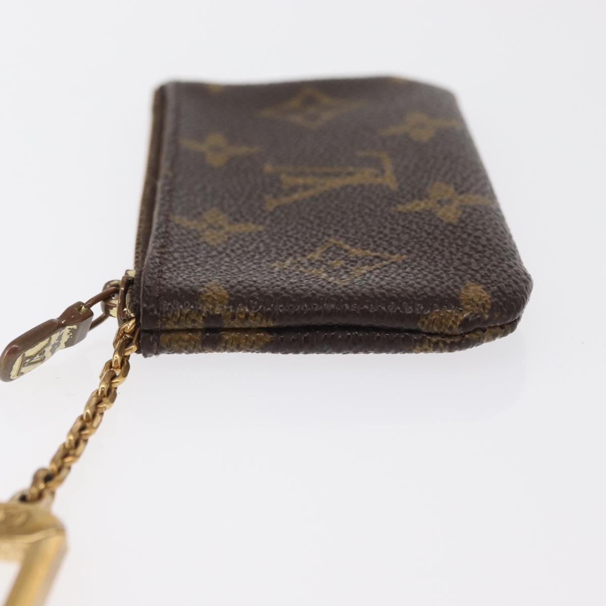 LOUIS VUITTON Monogram Pochette Cles Coin Purse M60033 LV Auth ki6402