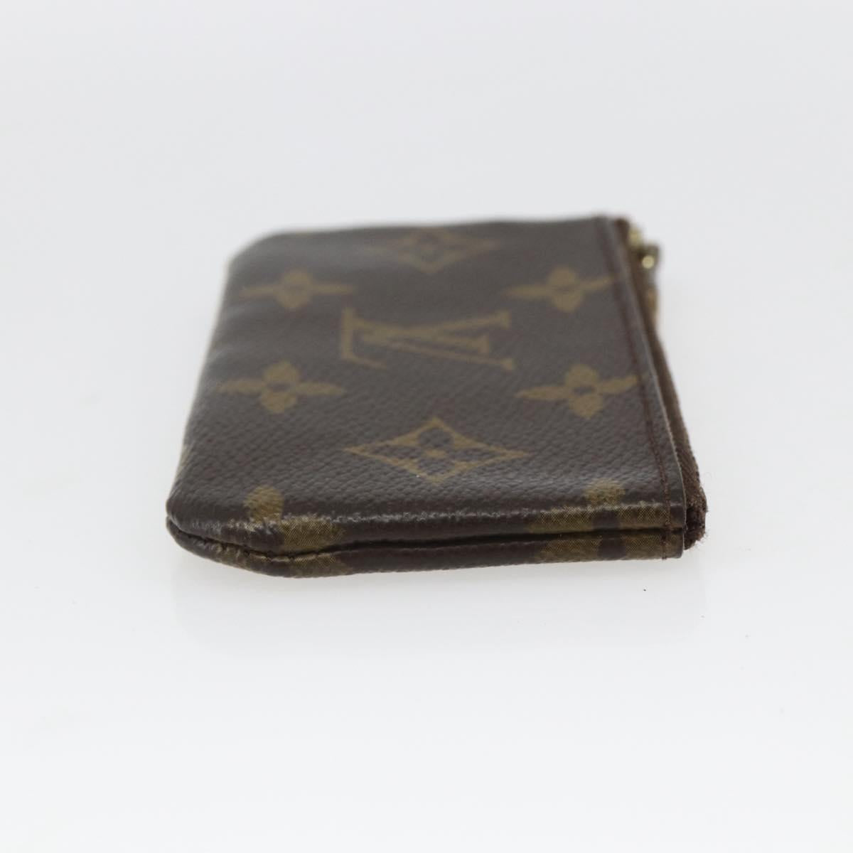 LOUIS VUITTON Monogram Pochette Cles Coin Purse M60033 LV Auth ki6403