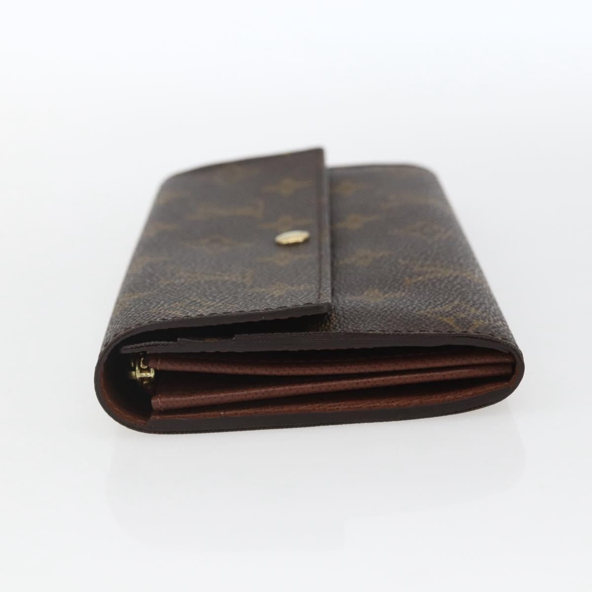 LOUIS VUITTON Monogram Portefeuille Sarah Long Wallet M60531 LV Auth ki6406