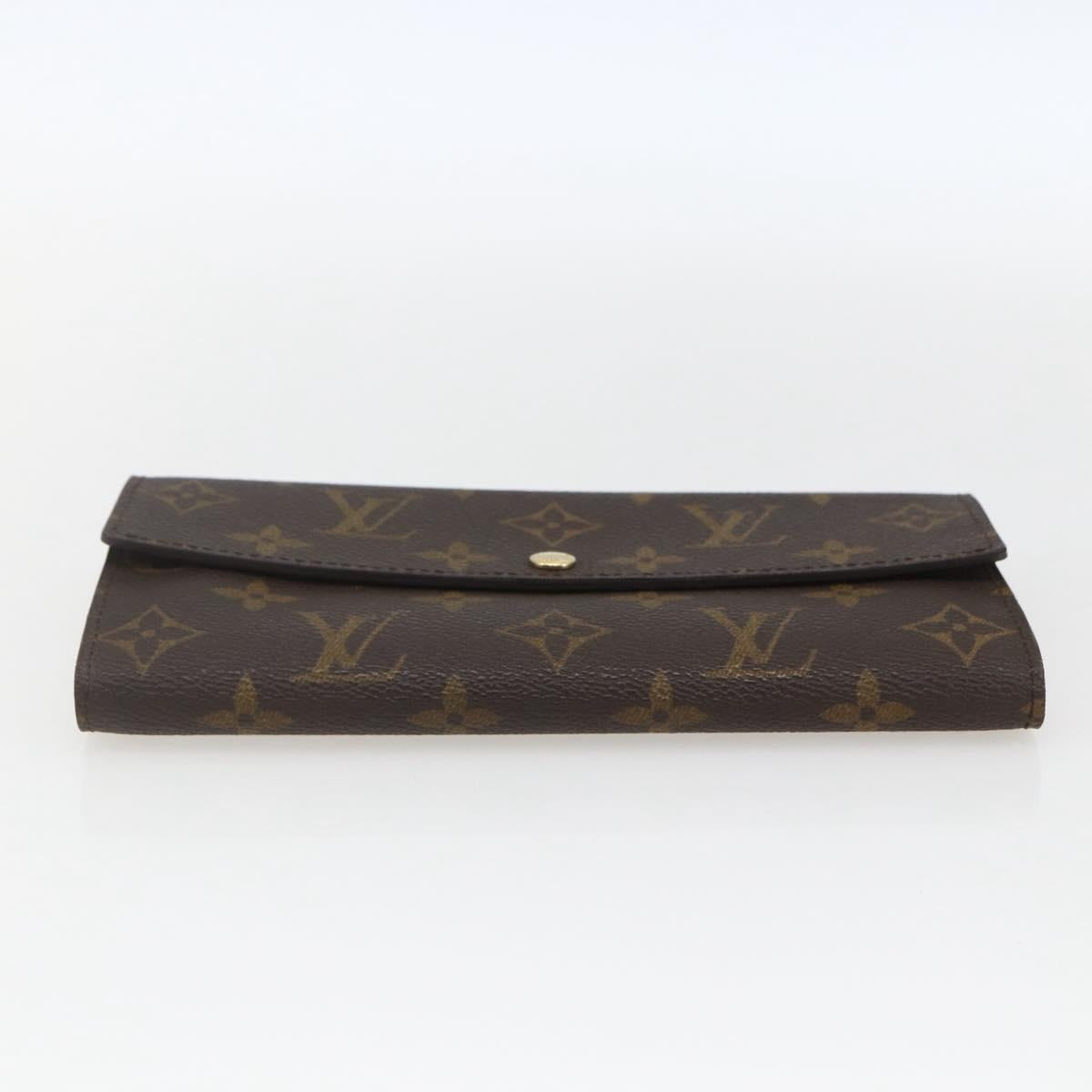 LOUIS VUITTON Monogram Portefeuille Sarah Long Wallet M60531 LV Auth ki6406