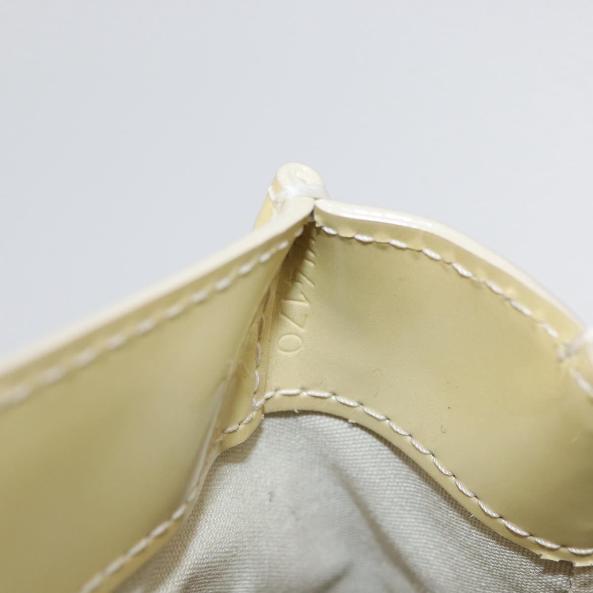 LOUIS VUITTON Monogram Vernis Wilshire PM Hand Bag Broncorail M91452 Auth ki6423