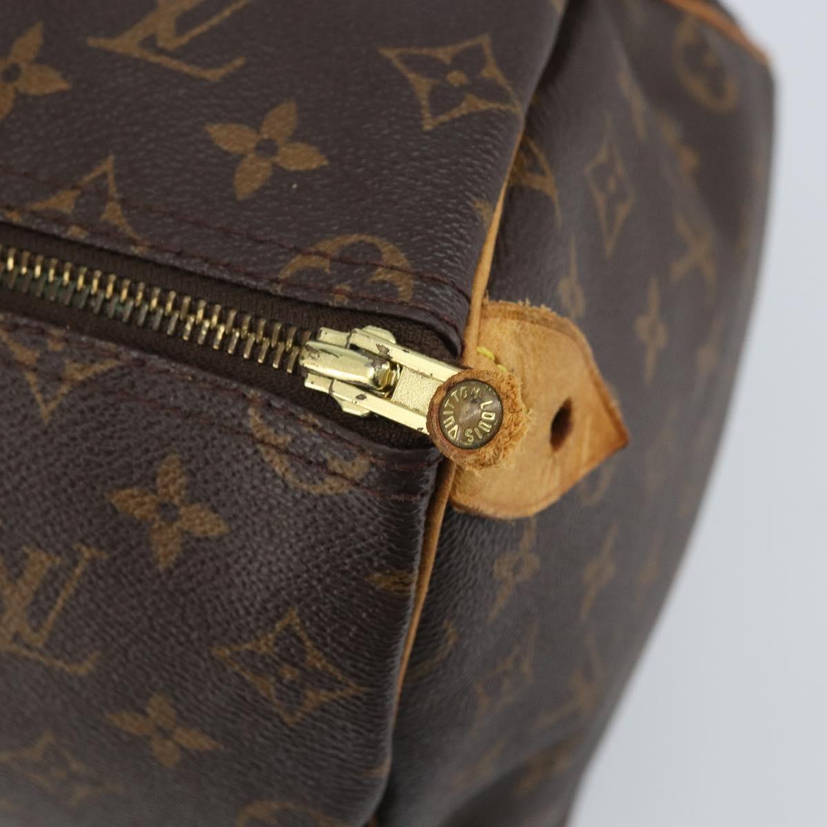LOUIS VUITTON Monogram Speedy 35 Hand Bag M41524 LV Auth ki6432