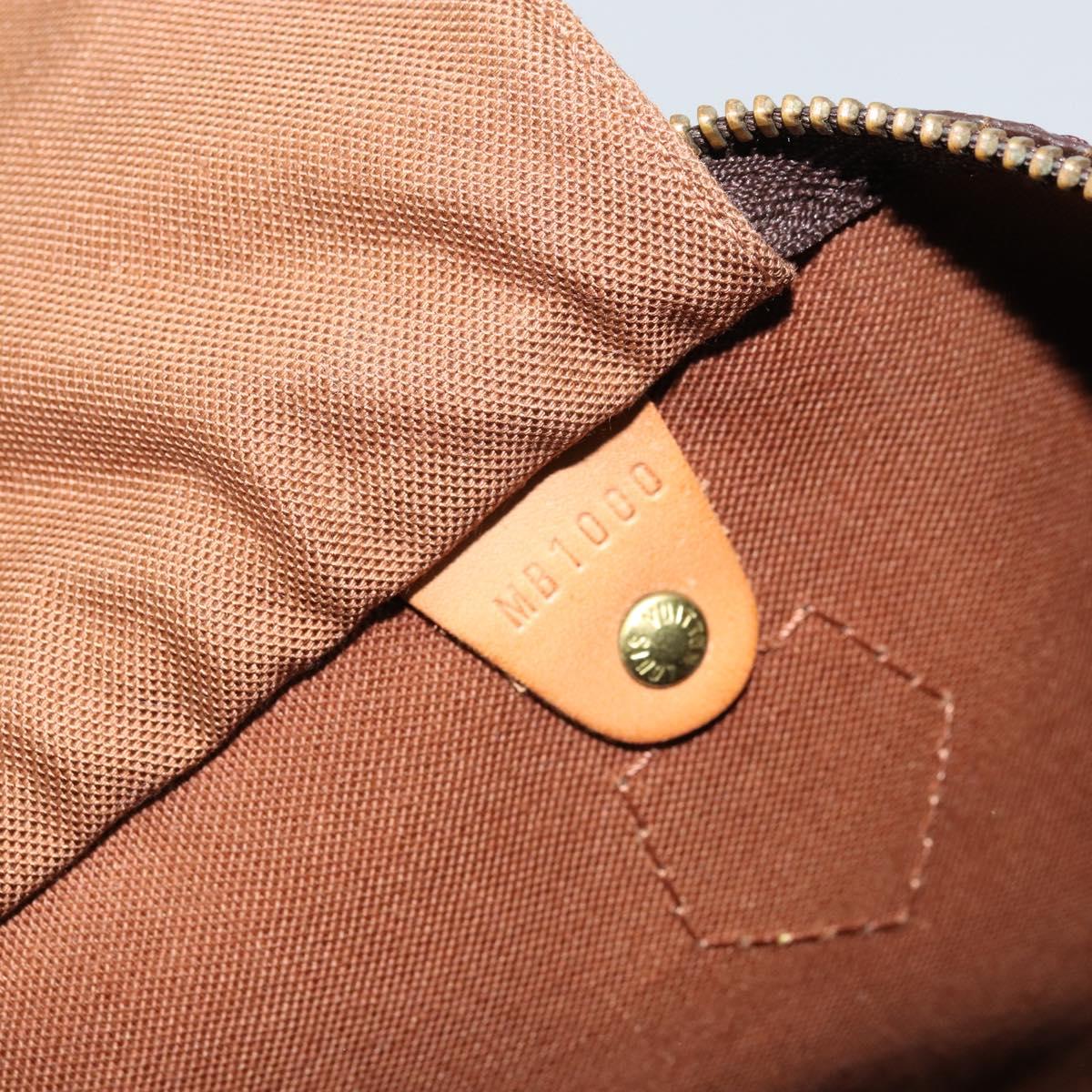 LOUIS VUITTON Monogram Speedy 35 Hand Bag M41524 LV Auth ki6432