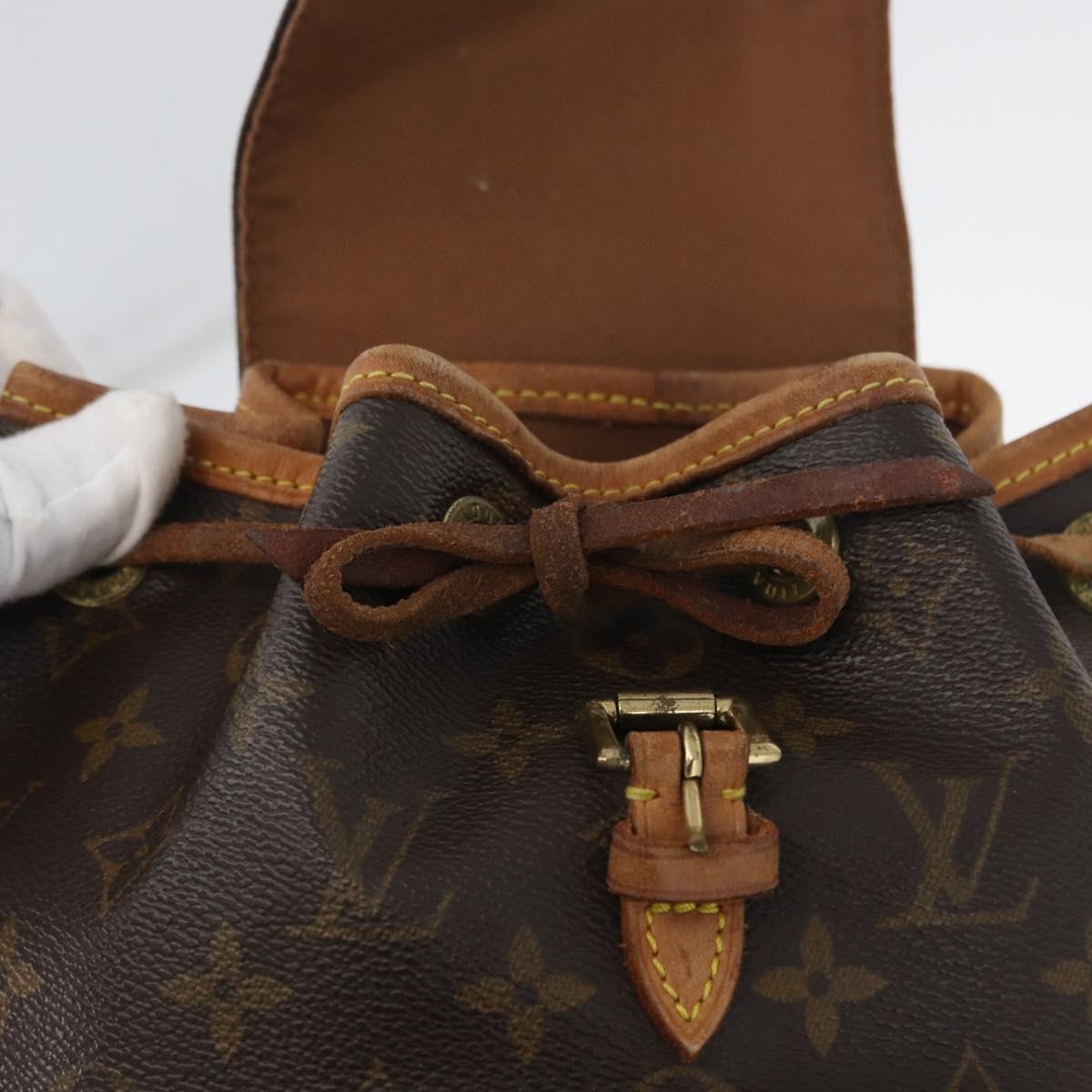 LOUIS VUITTON Monogram Montsouris PM Backpack M51137 LV Auth ki6440