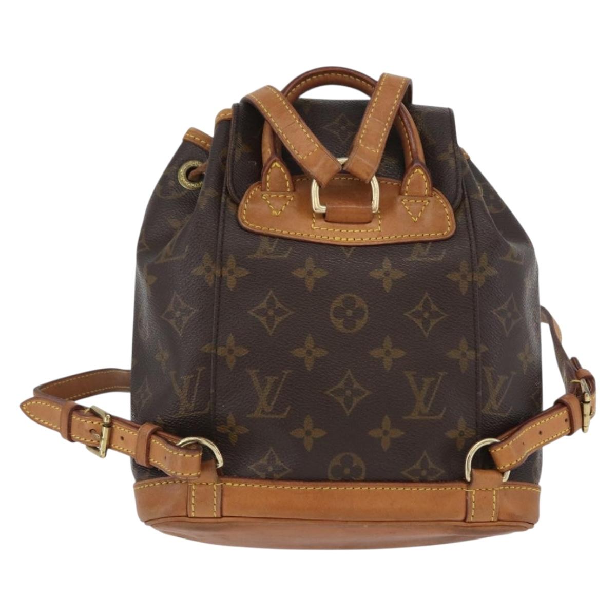LOUIS VUITTON Monogram Montsouris PM Backpack M51137 LV Auth ki6440