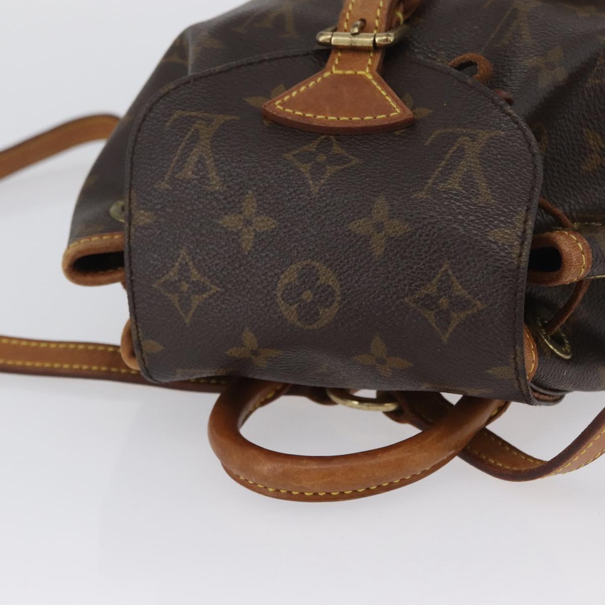 LOUIS VUITTON Monogram Montsouris PM Backpack M51137 LV Auth ki6440
