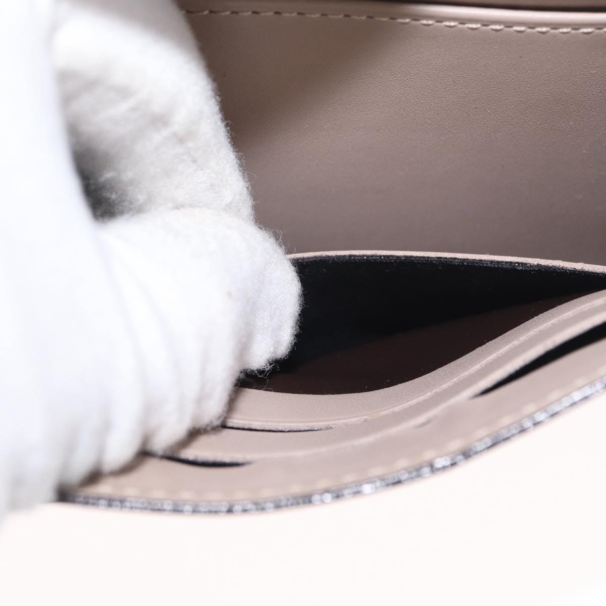 LOUIS VUITTON Vernis Portefeiulle Sarah Long Wallet Beige M90407 LV Auth ki6451V